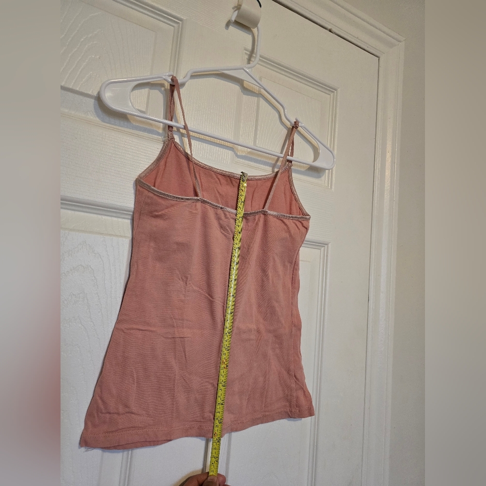Pink Spaghetti Strap Tank Top